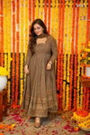 Devi Vol 1 Wedding Wear Faux Georgette Gown With Dupatta Wholesale Market In Surat

